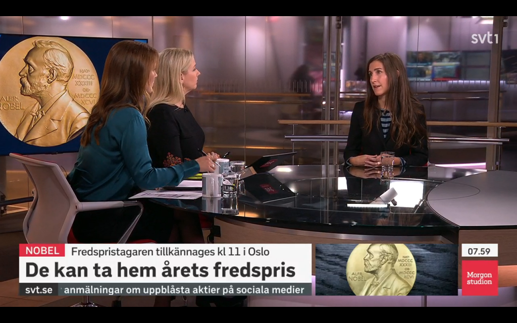 Nobels fredspris 2020.